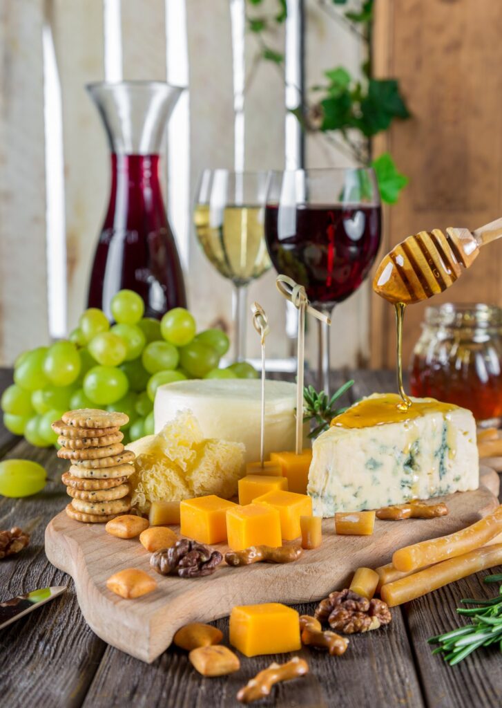 wine and cheese open house
